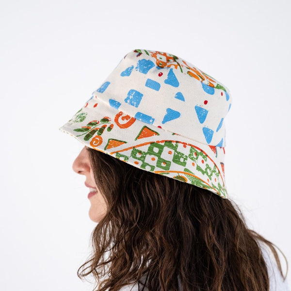 Minifan Cappello Da Pescatore 'Saufen Mallorca' - 100% Poliestere Riciclato - Taglia Regolabile