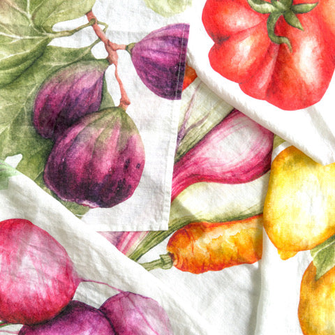 Simple Day | Reggio Emilia colorful kitchen linens
