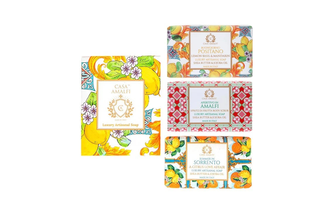 Lemon Majolica - 3 Body Soap Set