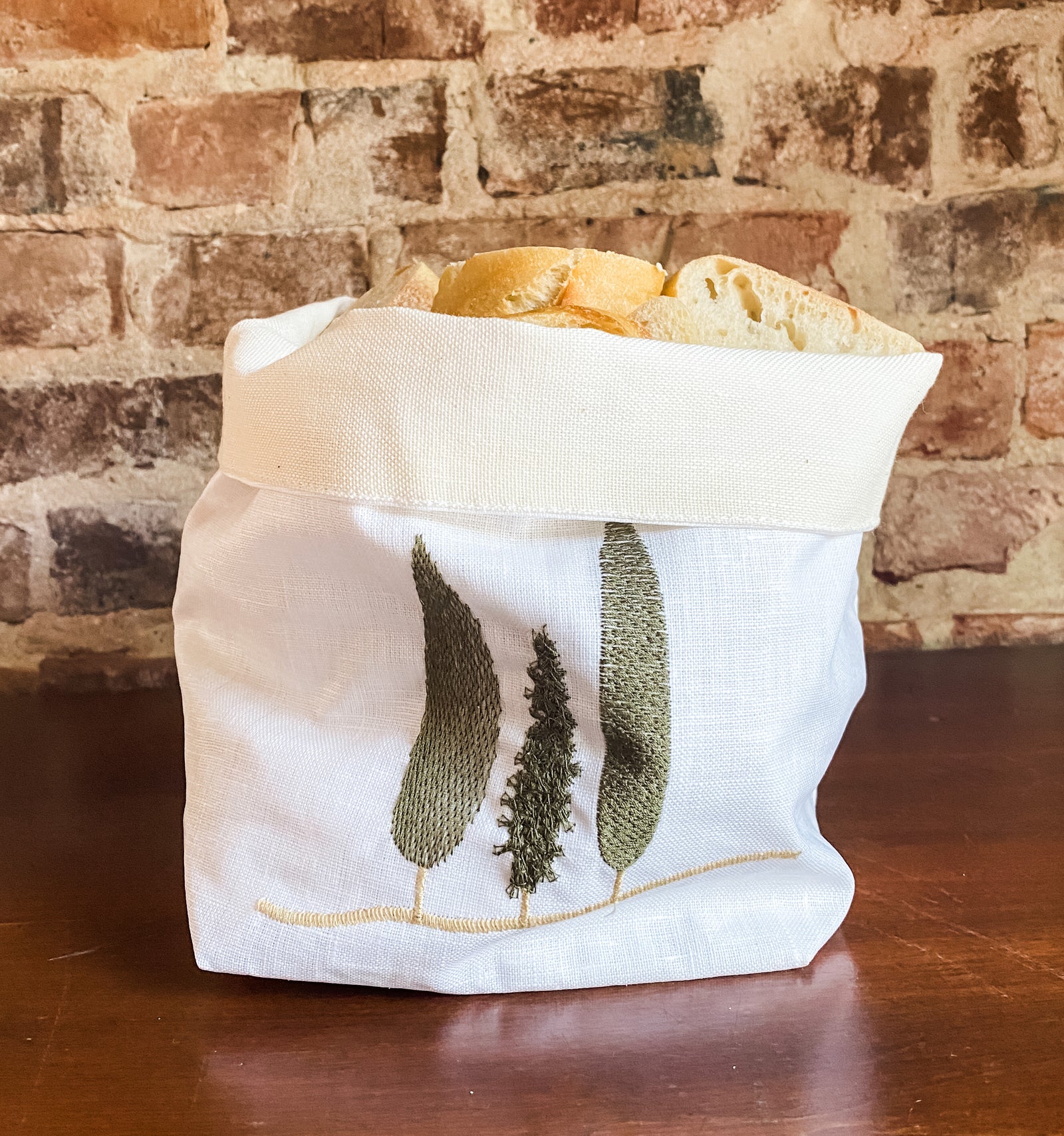 Burlap Wine Tote - Our Italian Table