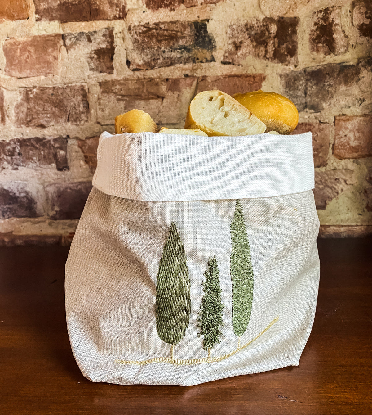 Waxed Linen Bread Bags