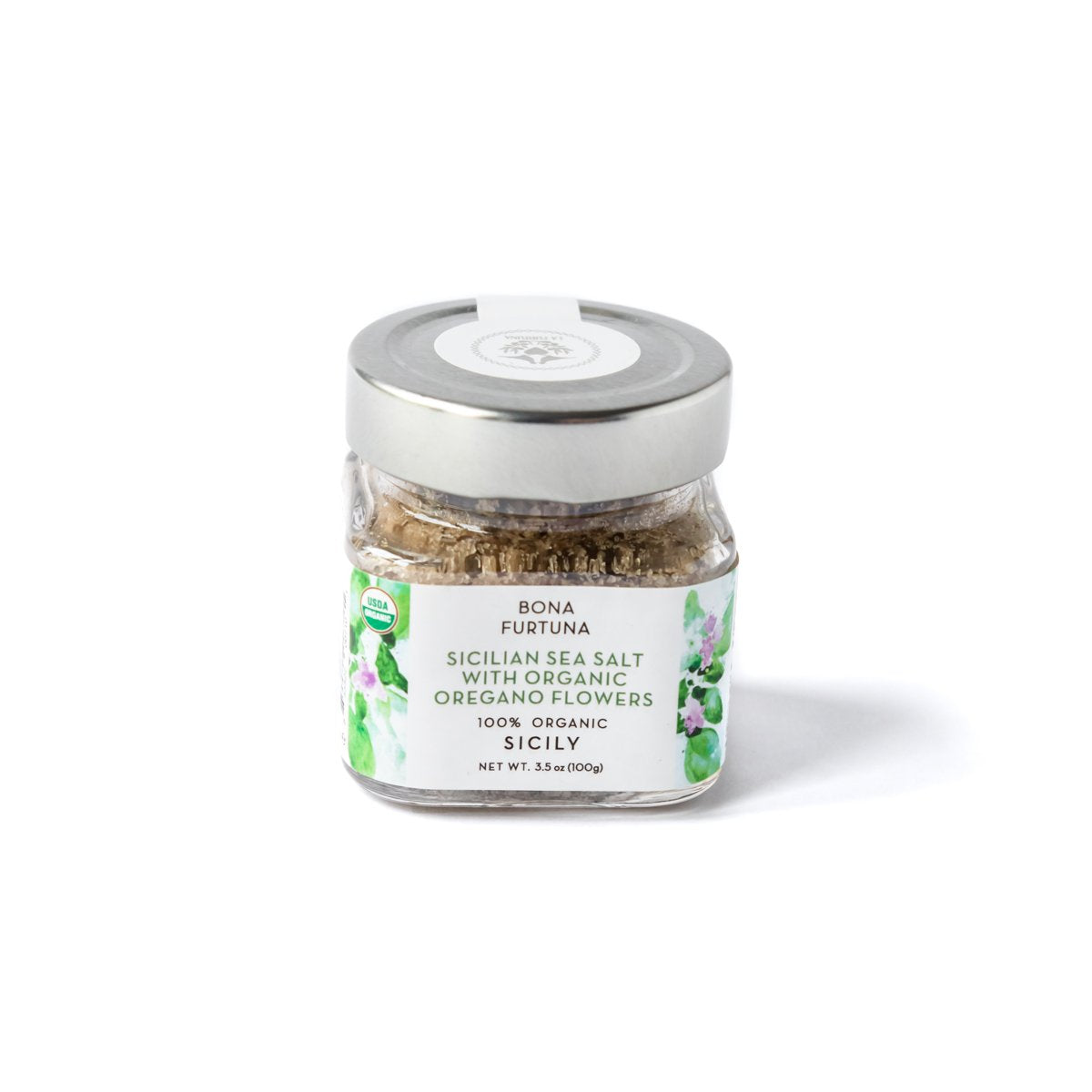 Sicilian Sea Salt with Organic Oregano Flowers