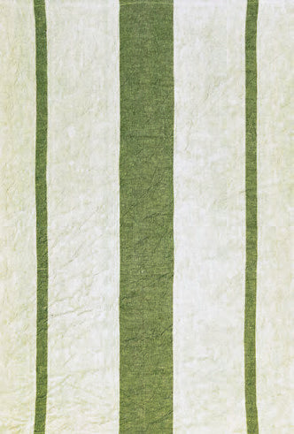 Icons Cotton Twill Waffle Striped Kitchen Towel, Sage Green/White -  Lexington @ RoyalDesign