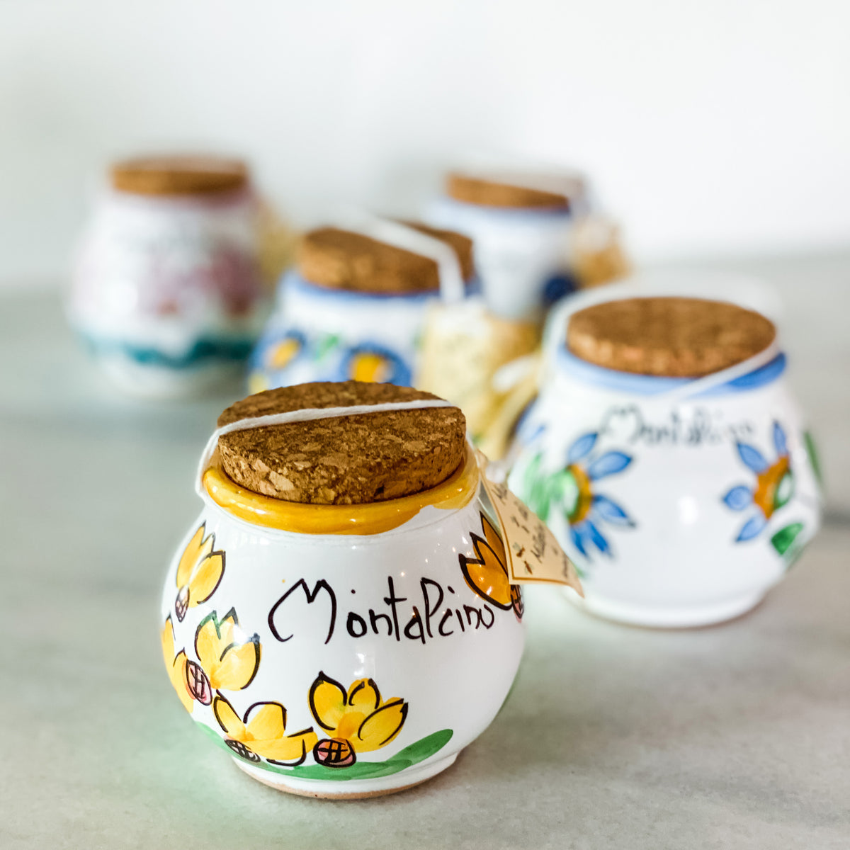 Wildflower Honey in Ceramic Vase