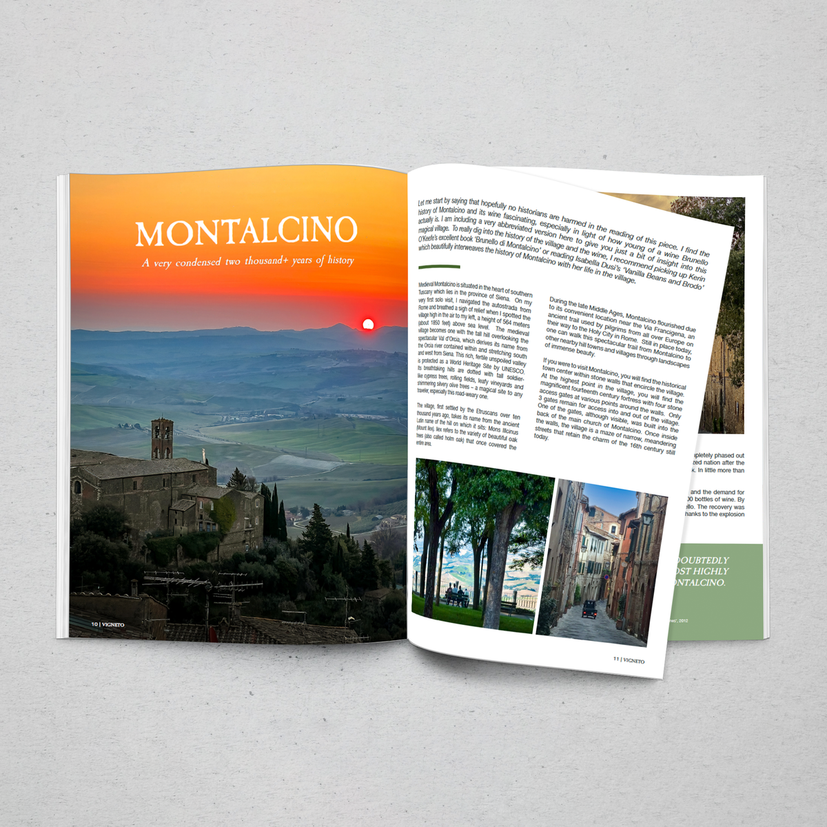 Vigneto - Celebrating the Splendors of Montalcino